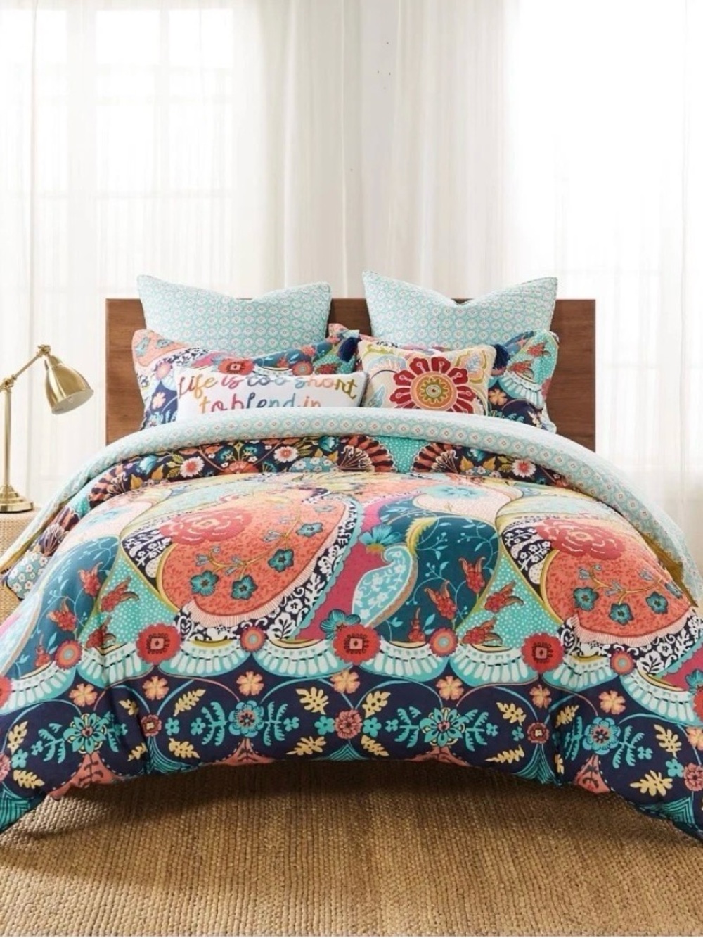 Levtex Jules Reversible 3-Pc. Duvet Cover Set, King